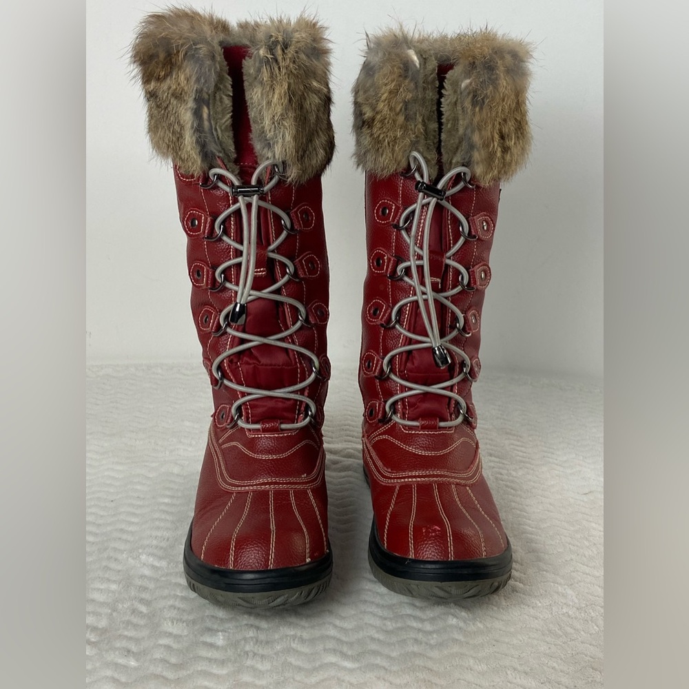 Atelier noir boots leather with real fur